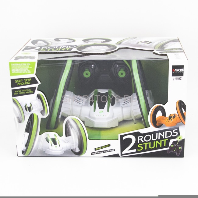 Радиоуправляемая белая машина перевертыш 5588-606-W Радиоуправляемая белая машина перевертыш 5588-606-W