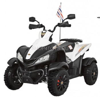 Детский спортивный электроквадроцикл Dongma ATV White 12V - DMD-268A-W Детский спортивный электроквадроцикл Dongma ATV White 12V - это независимая подвеска, регулировка жесткости подвески, амортизаторы, МР-3 плеер, радио, многорычажная подвеска передних колес, встроенные мелодии и сигнал