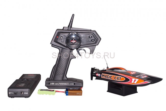 Радиоуправляемый катер Joysway Magic Cat 2.4G - JS8108 Радиоуправляемый катер Joysway Magic Cat 2.4G - JS8108