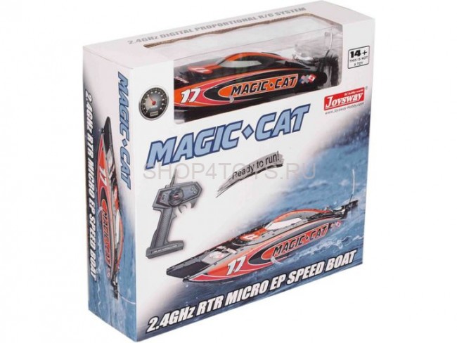Радиоуправляемый катер Joysway Magic Cat 2.4G - JS8108 Радиоуправляемый катер Joysway Magic Cat 2.4G - JS8108