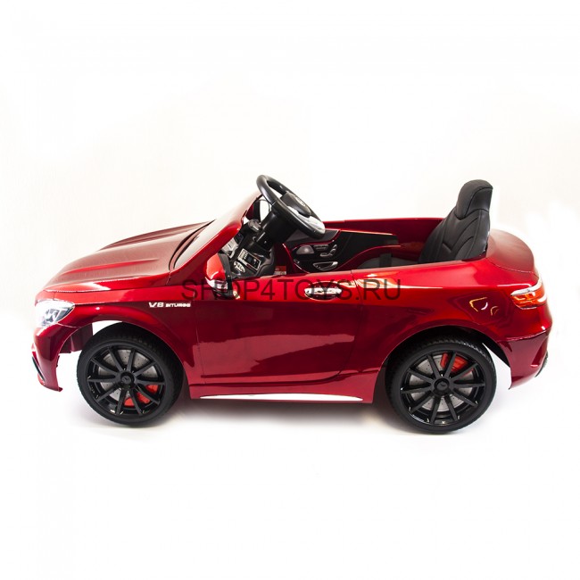 Детский электромобиль Мерседес Mercedes Benz S63 LUXURY 2.4G - Red - HL169-LUX-R