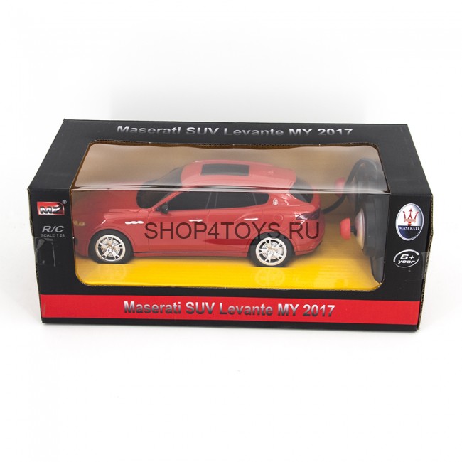 Радиоуправляемая машина MZ Maserati SUV Levante MY Red 1:24 - 27056-R Радиоуправляемая машина MZ Maserati SUV Levante MY Red 1:24 - 27056-R