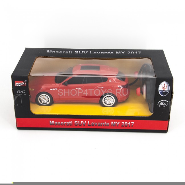 Радиоуправляемая машина MZ Maserati SUV Levante MY Red 1:24 - 27056-R Радиоуправляемая машина MZ Maserati SUV Levante MY Red 1:24 - 27056-R