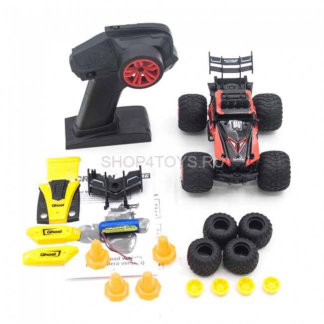 Радиоуправляемая трагги CraZon Red Ghost / Sprint 2WD 1:28 (сменные колеса и корпус) - 172802-R Радиоуправляемая трагги CraZon Red Ghost / Sprint 2WD 1:28 (сменные колеса и корпус) - 172802-R