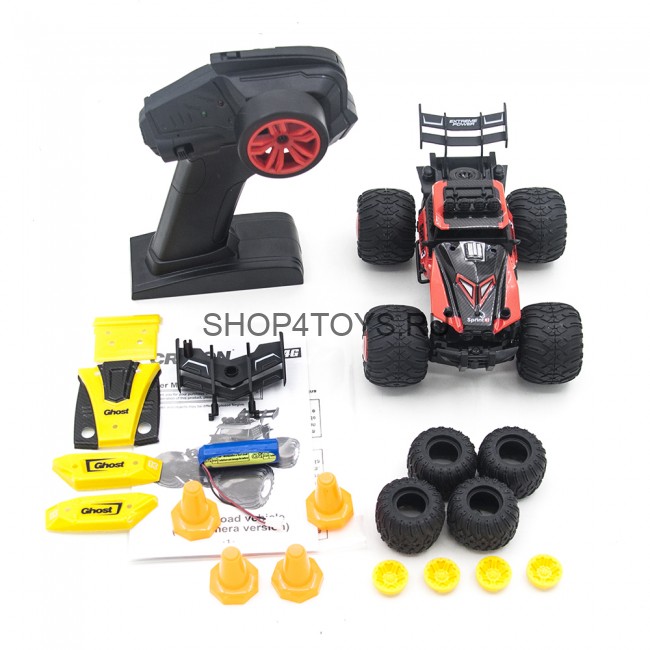 Радиоуправляемая трагги CraZon Red Ghost / Sprint 2WD 1:28 (сменные колеса и корпус) - 172802-R Радиоуправляемая трагги CraZon Red Ghost / Sprint 2WD 1:28 (сменные колеса и корпус) - 172802-R