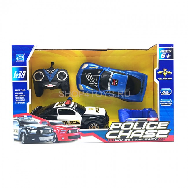 Набор из двух радиоуправляемых машин Police Chase 1:20 - YD898-MJ1996B Набор из двух радиоуправляемых машин Police Chase 1:20 - YD898-MJ1996B