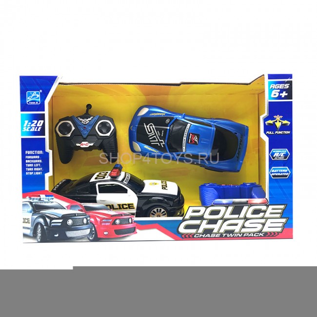 Набор из двух радиоуправляемых машин Police Chase 1:20 - YD898-MJ1996B Набор из двух радиоуправляемых машин Police Chase 1:20 - YD898-MJ1996B