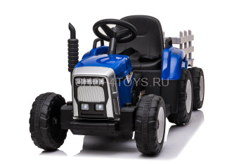 Детский электромобиль XMX трактор с прицепом (синий, EVA, пульт, 12V) - XMX611-BLUE Детский электромобиль XMX трактор с прицепом (синий, EVA, пульт, 12V) - XMX611-BLUE