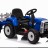 Детский электромобиль XMX трактор с прицепом (синий, EVA, пульт, 12V) - XMX611-BLUE