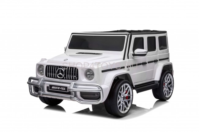 Детский электромобиль Mercedes G63 AMG 4WD 24V - S307-WHITE Детский электромобиль Mercedes G63 AMG 4WD 24V - S307-WHITE