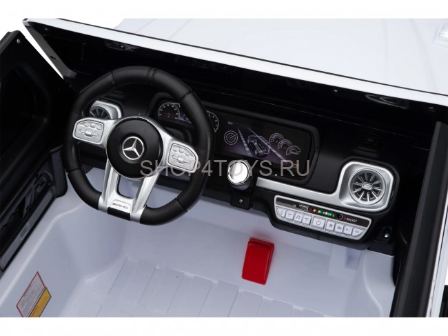 Детский электромобиль Mercedes G63 AMG 4WD 24V - S307-WHITE Детский электромобиль Mercedes G63 AMG 4WD 24V - S307-WHITE