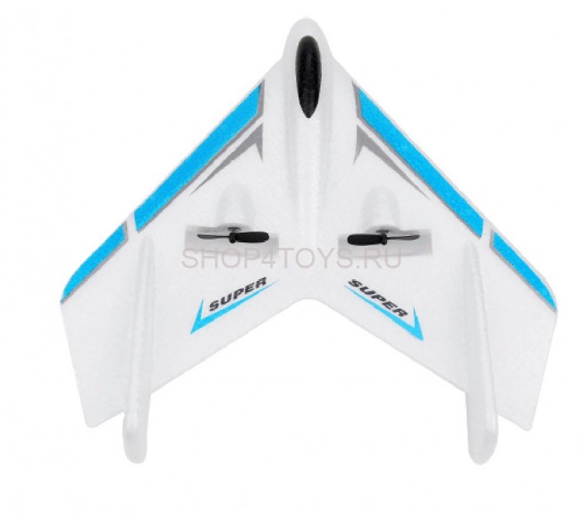 Радиоуправляемый самолет-крыло для дома и начинающих пилотов 2.4G - FX601-BLUE Радиоуправляемый самолет-крыло для дома и начинающих пилотов 2.4G - FX601-BLUE