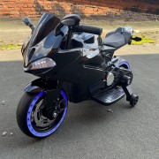 Детский электромотоцикл Ducati Black (12V, EVA, ручка газа) - FT-1628-SP-BLACK Детский электромотоцикл Ducati Black (12V, EVA, ручка газа) - FT-1628-SP-BLACK