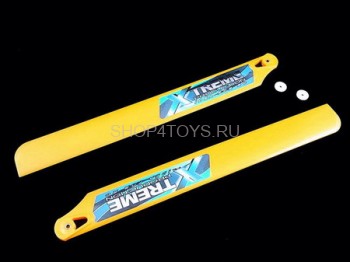 Лопасти Xtreme - ESK003-Y Желтые пластиковые лопасти Xtreme - ESK003-Y для вертолета E sky Honey Bee King 2