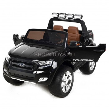 Детский электромобиль Dake Ford Ranger Black 4WD MP4 - DK-F650 Детский электромобиль Dake Ford Ranger Black 4WD MP4 - DK-F650 - это лицензионная модель с полным приводом и магнитолой MP4