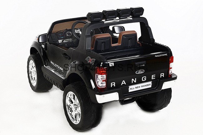 Детский электромобиль Dake Ford Ranger Black 4WD MP4 - DK-F650
