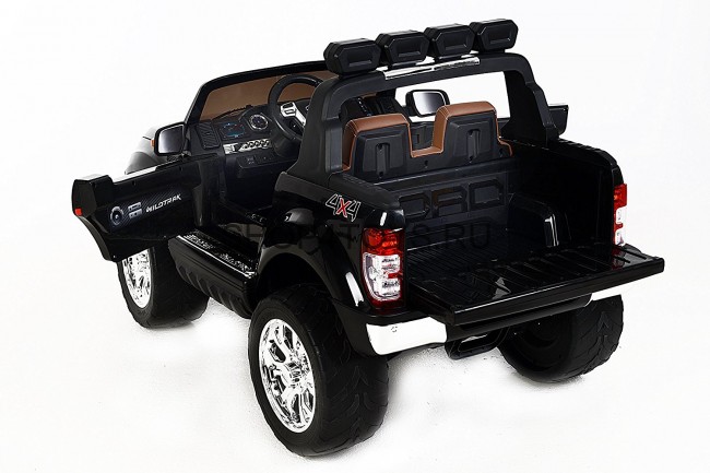 Детский электромобиль Dake Ford Ranger Black 4WD MP4 - DK-F650