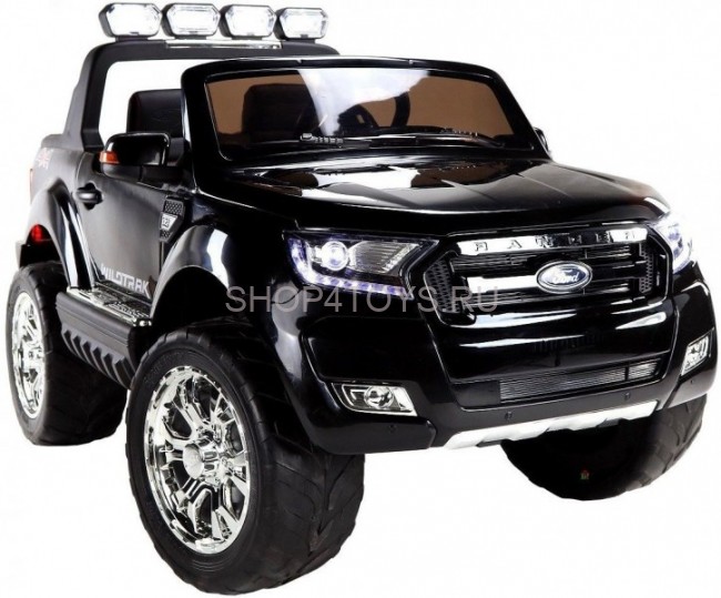 Детский электромобиль Dake Ford Ranger Black 4WD MP4 - DK-F650