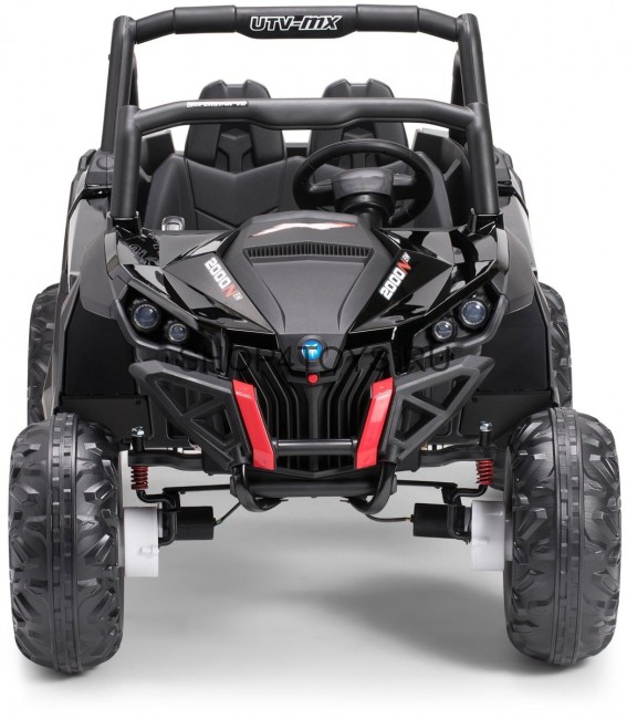 Двухместный полноприводный электромобиль Black Carbon UTV-MX Buggy 12V - XMX603-BLACK-PAINT