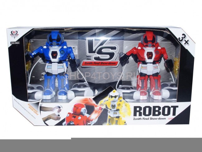 Набор из двух роботов-бойцов на пульте Crazon Robot Battle - 333-VS03 Набор из двух роботов-бойцов на пульте Crazon Robot Battle - 333-VS03