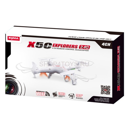 Радиоуправляемый квадрокоптер с камерой Syma X5C 2.4G - Х5С