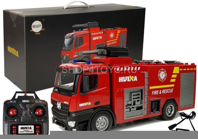 Радиоуправляемая пожарная машина HUINA масштаб 1:14 2.4G - HN1562