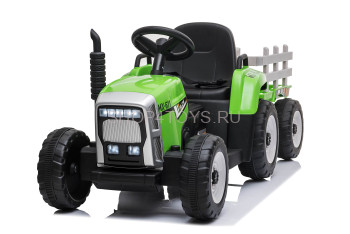 Детский электромобиль XMX трактор с прицепом (зеленый, EVA, пульт, 12V) - XMX611-GREEN Детский электромобиль XMX трактор с прицепом (зеленый, EVA, пульт, 12V) - XMX611-GREEN