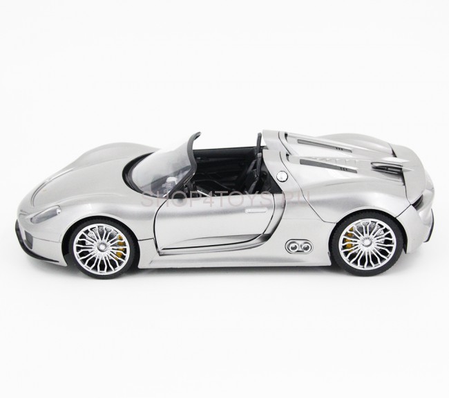 Радиоуправляемая машина Porsche 918 Spider Silver 1:14 - 2246J-S