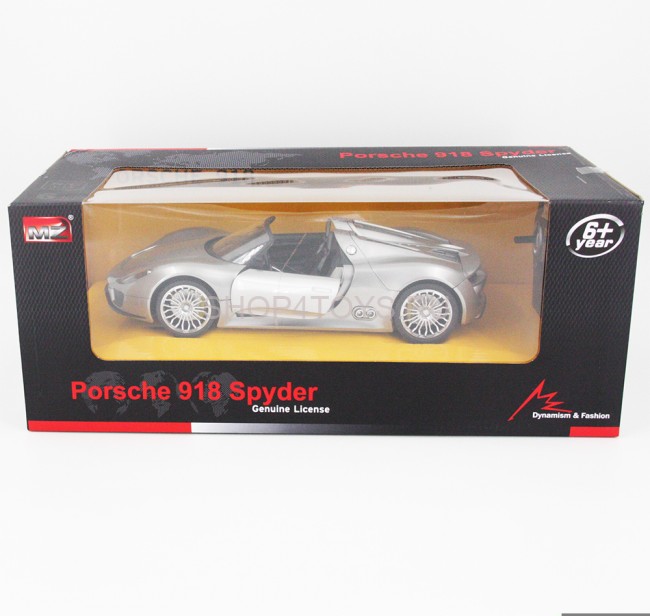 Радиоуправляемая машина Porsche 918 Spider Silver 1:14 - 2246J-S