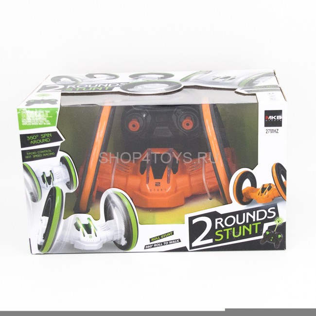 Радиоуправляемая оранжевая машина перевертыш 5588-606-O