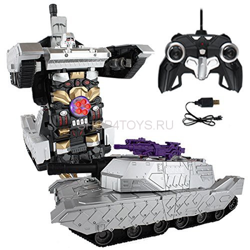 Радиоуправляемый трансформер танк, стреляющий присосками MZ 1:10 2.4G - 2327PF-S Радиоуправляемый трансформер танк, стреляющий присосками MZ 1:10 2.4G - 2327PF-S