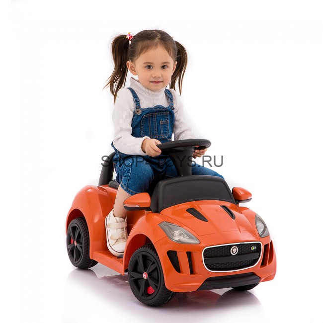 Детский электромобиль-каталка Ягуар Dongma Jaguar F-Type Convertible Orange 6V 2.4G - DMD-238 Детский электромобиль-каталка Ягуар Dongma Jaguar F-Type Convertible Orange 6V 2.4G - DMD-238
