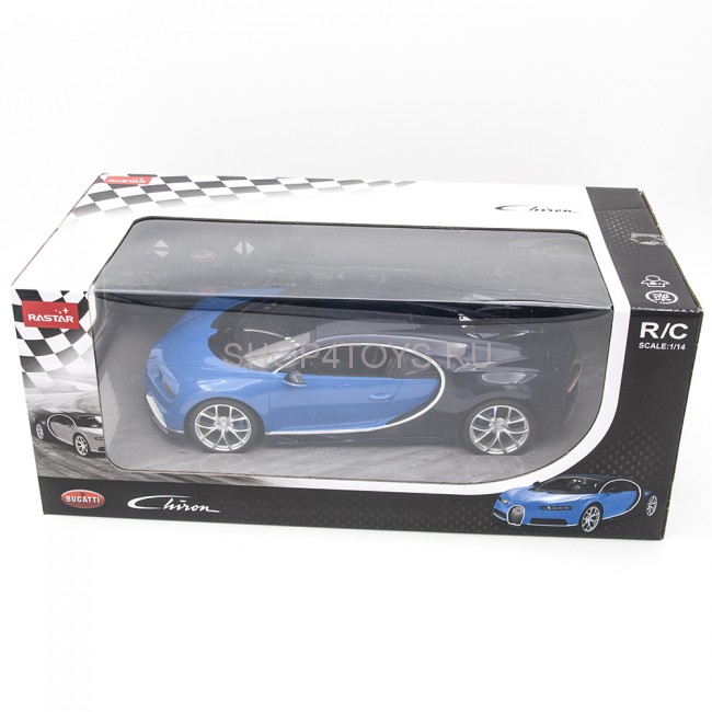 Радиоуправляемая машина Rastar Veyron Chiron Blue 1:14 - RAS-75700-B