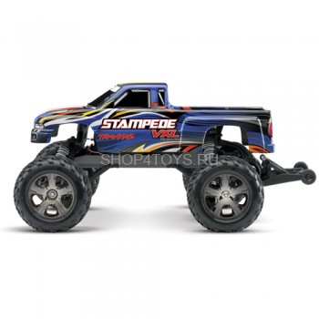Радиоуправляемый внедорожник Stampede VXL BL TQi 2.4 RTR w/7C NiMH 1/10 - TRA3607 Радиоуправляемая модель заднеприводного монстра Traxxas Stampede VXL