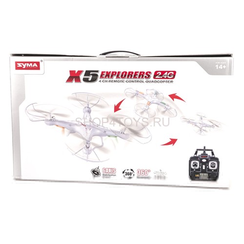 Радиоуправляемый квадрокоптер Syma X5 2.4G - Х5 Радиоуправляемый квадрокоптер Syma X5 2.4G - Х5