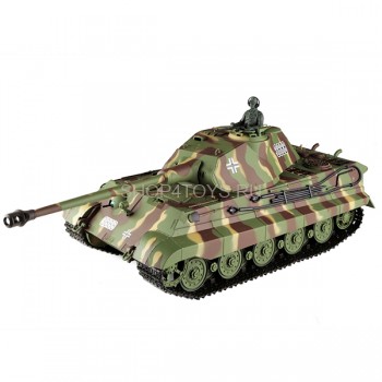 Радиоуправляемый танк Heng Long German King - 3888-1 Радиоуправляемый танк Heng Long German King - 3888-1 - это точная копия в масштабе настоящего немецкого танка Королевский тигр