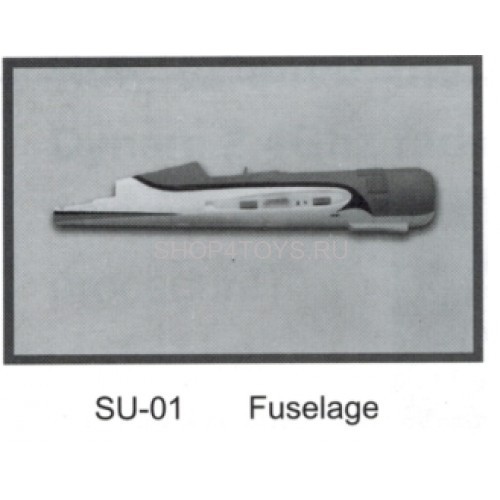 Фюзеляж красный Dynam - SU-01-red Фюзеляж красный Dynam - SU-01-red