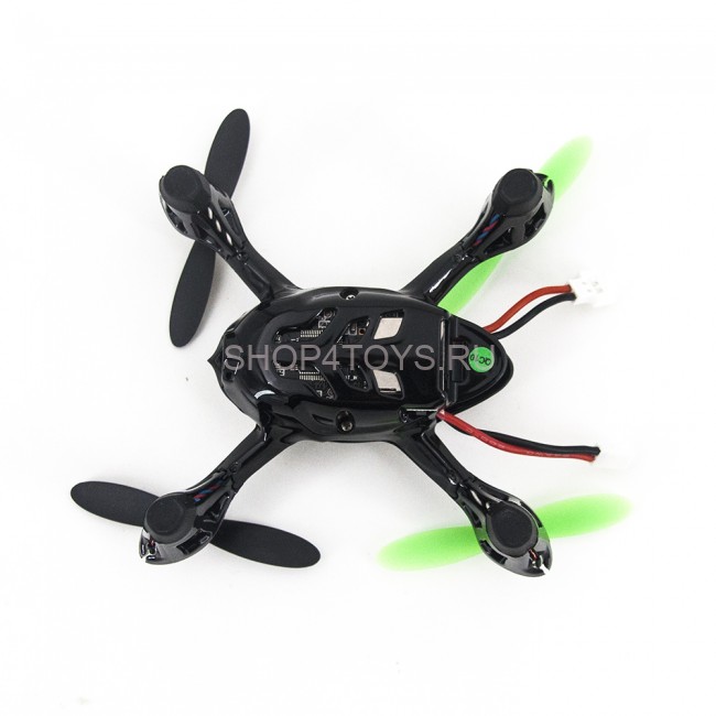 Радиоуправляемый зеленый квадрокоптер Hubsan X4 H107C c видеокамерой 2.4G - H107C-G