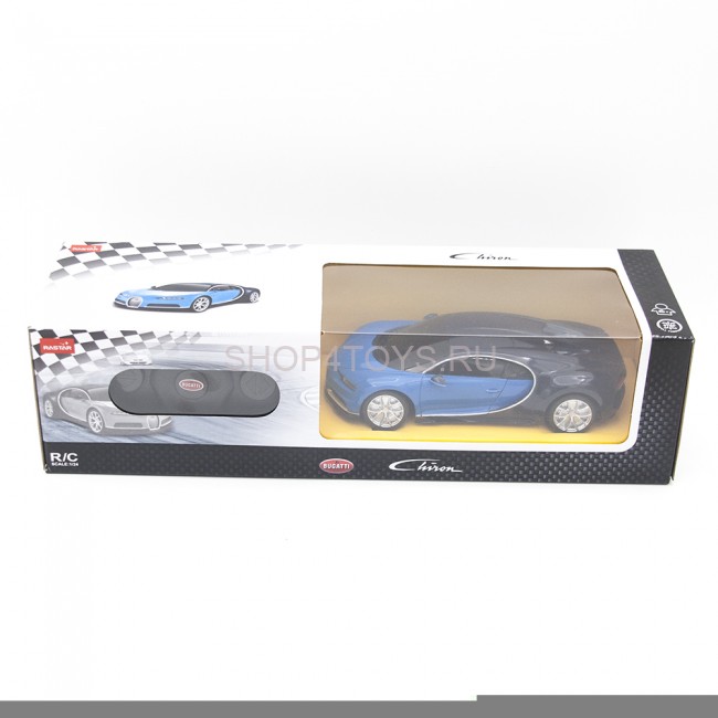 Радиоуправляемая машина Rastar Veyron Chiron Blue 1:24 - RAS-76100 Радиоуправляемая машина Rastar Veyron Chiron Blue 1:24 - RAS-76100