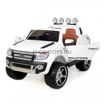 Детский электромобиль Dake Ford Ranger White - DK-F150-W Детский электромобиль Dake Ford Ranger White - DK-F150-BL - это лицензионная копия настоящего автомобиля Форд