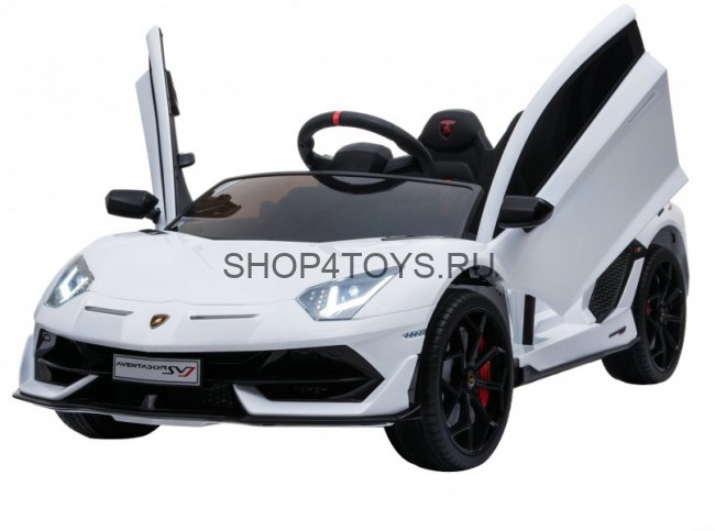 Детский электромобиль Lamborghini SVJ 12V - WHITE - HL328 Детский электромобиль Lamborghini SVJ 12V - WHITE - HL328