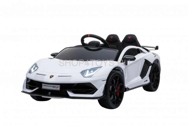 Детский электромобиль Lamborghini SVJ 12V - WHITE - HL328 Детский электромобиль Lamborghini SVJ 12V - WHITE - HL328