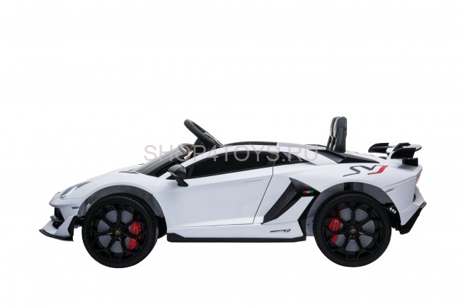 Детский электромобиль Lamborghini SVJ 12V - WHITE - HL328 Детский электромобиль Lamborghini SVJ 12V - WHITE - HL328