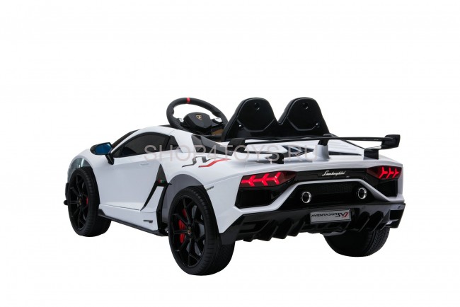 Детский электромобиль Lamborghini SVJ 12V - WHITE - HL328 Детский электромобиль Lamborghini SVJ 12V - WHITE - HL328