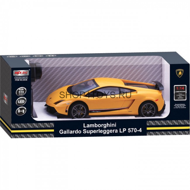 Радиоуправляемая машина Ламборджини MJX Lamborghini Gallardo Superleggera LP 570-4 1:14 - 8536