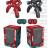 Радиоуправляемый дрифт робот, стреляет паром - DT-6035-RED
