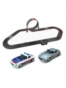 Гоночный автотрек от сети Mersedes SLS + Police 1:43, длина полотна 5м - ASR-11E Гоночный автотрек от сети Mersedes SLS + Police 1:43, длина полотна 5м - ASR-11E