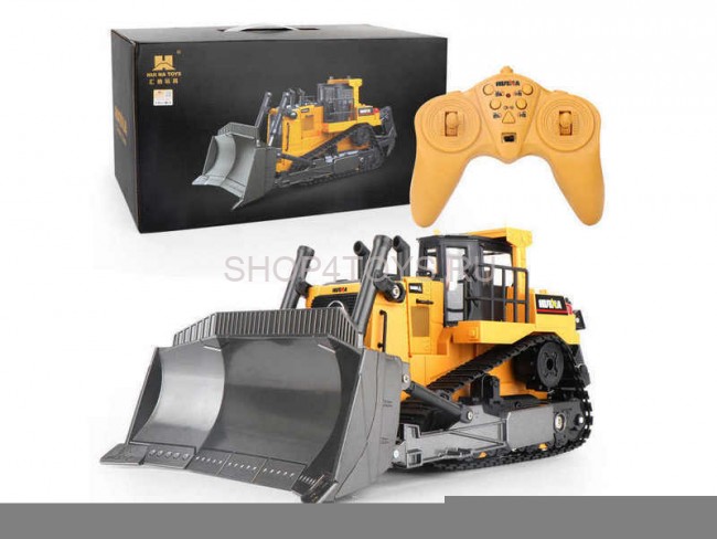 Радиоуправляемый бульдозер HUINA масштаб 1:16 2.4G - HN1569 Радиоуправляемый бульдозер HUINA масштаб 1:16 2.4G - HN1569