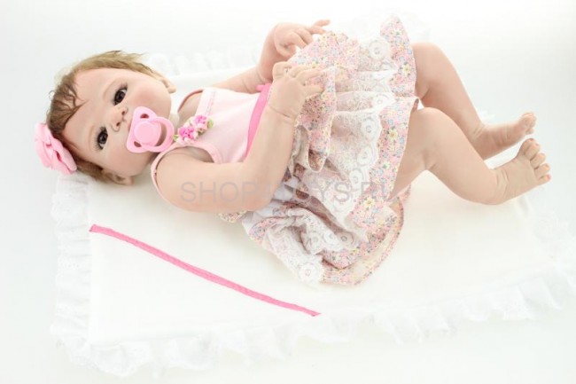Реборн силиконовая Анюта