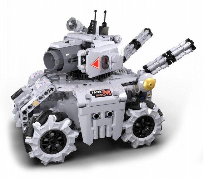 Конструктор Cada Программируемый Танк Шторм (501 деталей, пульт, электропривод) - C71012W Конструктор Cada Программируемый Танк Шторм (501 деталей, пульт, электропривод) - C71012W